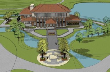 Sketchup办公模型|多层办公接待中心，古典风格-BIM建筑网