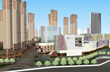 Sketchup综合体模型|多高层综合体，办公楼，住宅，商业，现代风格-BIM建筑网