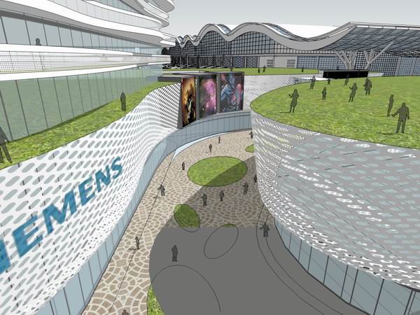 Sketchup综合体模型|多高层综合体，办公楼，酒店，商业，现代风格