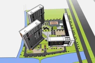 Sketchup酒店模型|高层酒店，现代风格-BIM建筑网