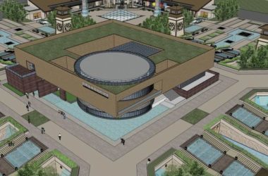 Sketchup文化模型|多层昆明池水文化博物馆，文化建筑，现代风格-BIM建筑网