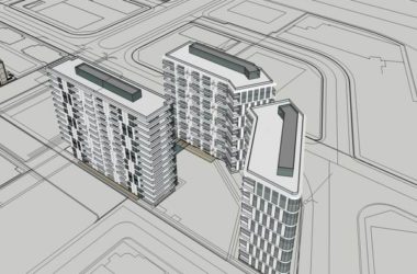 Sketchup办公模型|高层公寓式办公楼，现代风格-BIM建筑网