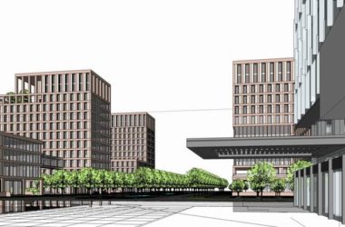 Sketchup办公模型|高层办公楼，现代风格-BIM建筑网