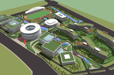 Sketchup学校模型|多层职业学校，校园教育建筑，现代风格-BIM建筑网