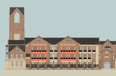 Sketchup学校模型|多层幼儿园学校，校园教育建筑，英式风格，古典风格-BIM建筑网