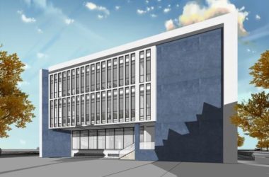 Sketchup文化模型|多层图书馆，文化建筑，现代风格-BIM建筑网