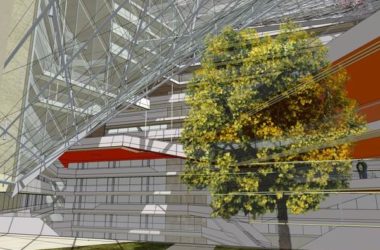 Sketchup办公模型|高层办公楼，现代风格-BIM建筑网