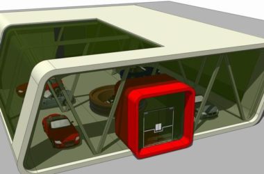 Sketchup商业模型|多层4S店展览场所，商业，现代风格-BIM建筑网