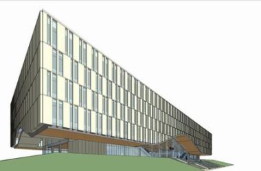 Sketchup文化模型|多层图书馆，文化建筑，现代风格-BIM建筑网