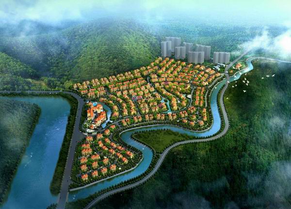 Sketchup住宅模型|多层住宅会所，古典西班牙风格