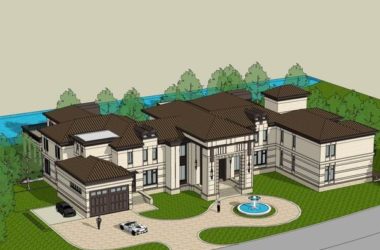 Sketchup商业模型|多层娱乐商业会所，欧式古典风格-BIM建筑网