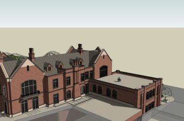 Sketchup商业模型|多层娱乐商业会所，英式古典风格-BIM建筑网