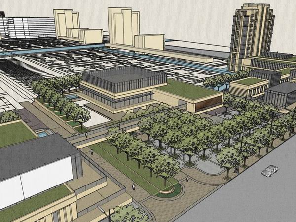 Sketchup住宅模型|多层高层住宅，古典风格