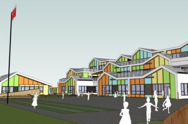 Sketchup学校模型|多层学校幼儿园，校园教育建筑，现代风格-BIM建筑网