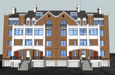 Sketchup住宅模型|多层住宅，古典风格-BIM建筑网