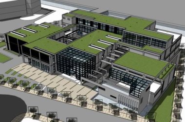 Sketchup文化模型|多层图书馆，文化建筑，现代风格-BIM建筑网