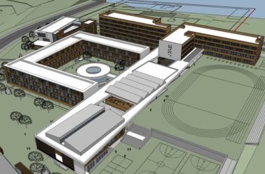 Sketchup学校模型|多层中学学校，校园教育建筑，现代风格-BIM建筑网