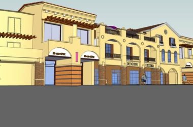 Sketchup商业模型|多层商业街，步行街，欧式古典风格-BIM建筑网