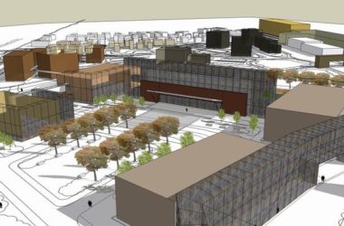 Sketchup景观模型|多层活动中心景观，现代风格-BIM建筑网