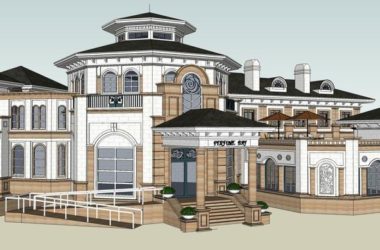 Sketchup商业模型|多层商业会所，欧式古典风格-BIM建筑网