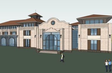 Sketchup住宅模型|多层活动中心，住宅，古典风格-BIM建筑网