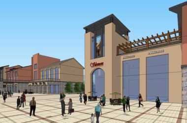 Sketchup商业模型|多层商业街，步行街，古典风格-BIM建筑网