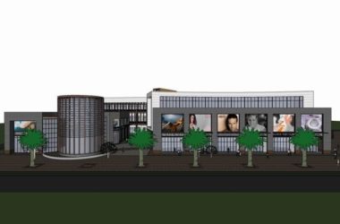 Sketchup商业模型|多层商业街，步行街，现代风格-BIM建筑网