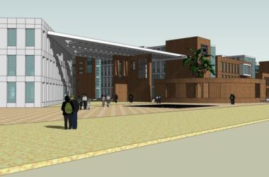 Sketchup学校模型|多层中学学校，校园教育建筑，现代风格-BIM建筑网