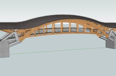 Sketchup小品模型|仿十字水桥，单拱，中式风格，小品-BIM建筑网