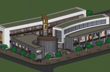 Sketchup商业模型|多层商业购物广场，现代风格-BIM建筑网