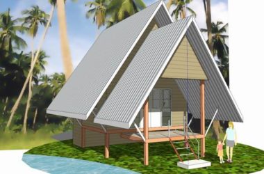 Sketchup小品模型|热带度假屋，古典风格，小品-BIM建筑网