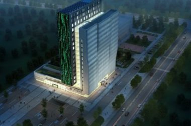 Sketchup办公模型|高层办公楼，现代风格-BIM建筑网