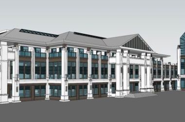 Sketchup住宅模型|多层住宅活动中心，古典风格-BIM建筑网