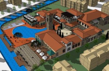 Sketchup商业模型|多层娱乐会所，商业，西班牙古典风格-BIM建筑网