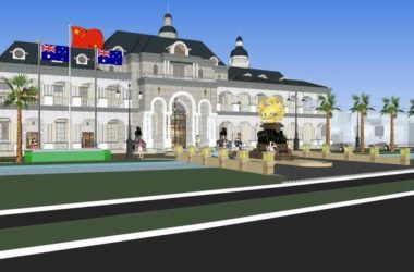 Sketchup酒店模型|多层澳洲酒店，古典风格-BIM建筑网