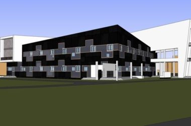 Sketchup学校模型|多层辽宁美术职业学校，校园教育建筑，现代风格-BIM建筑网