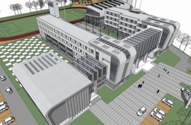 Sketchup学校模型|多层小学学校，校园教育建筑，现代风格-BIM建筑网