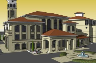 Sketchup商业模型|多层会所，商业，古典风格-BIM建筑网