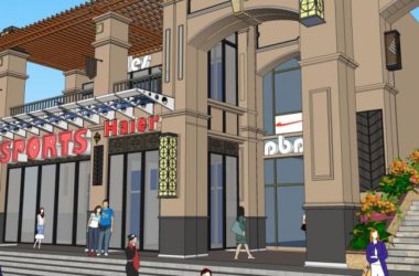 Sketchup商业模型|多层商业街，古典风格-BIM建筑网