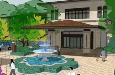 Sketchup商业模型|多层金地国际广场入口，商业，古典风格-BIM建筑网