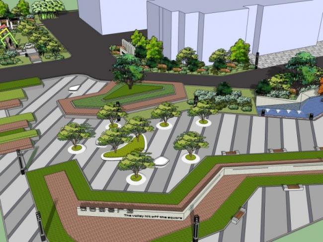 Sketchup办公模型|创客空间，多层办公，现代风格