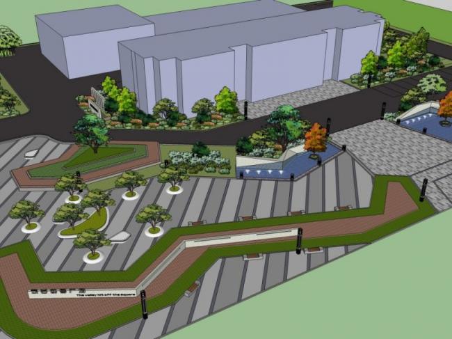 Sketchup办公模型|创客空间，多层办公，现代风格