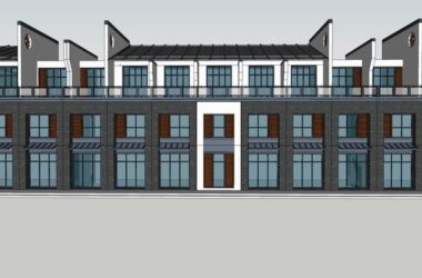 Sketchup商业模型|多层商铺，商业，中式古典风格-BIM建筑网