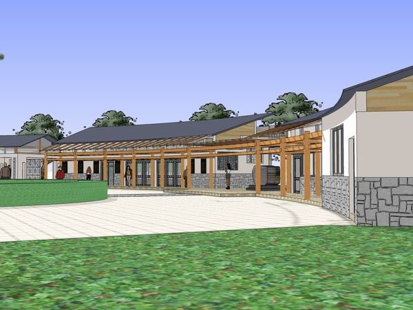 Sketchup景观模型|岭南文化景观，现代风格