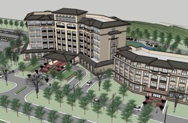 Sketchup酒店模型|高层酒店，古典风格-BIM建筑网