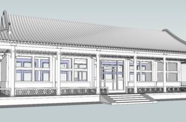 Sketchup古建筑模型|多层歇山顶，中式风格 ，古建-BIM建筑网