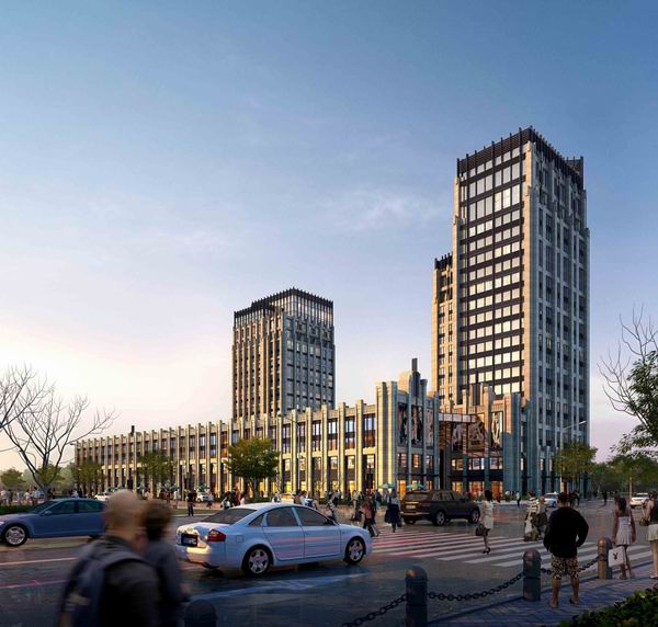 Sketchup酒店模型|高层酒店，商业，古典风格