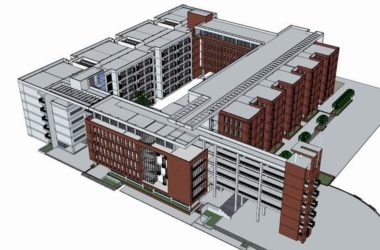 Sketchup学校模型|多层小学学校，校园教育建筑，现代风格-BIM建筑网