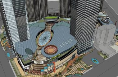 Sketchup综合体模型|超高层办公楼，综合体，住宅楼，底层商业，现代风格-BIM建筑网