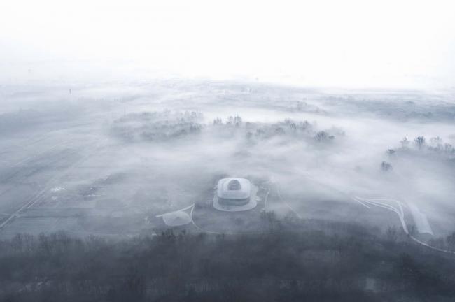 BIM建筑|四川安仁OCT“水西东”林盘文化交换中间 / 上海创友邦际建筑设计